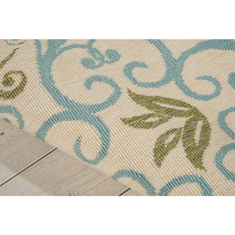 Nourison Caribbean Ivory Blue Indoor/Outdoor Area Rug