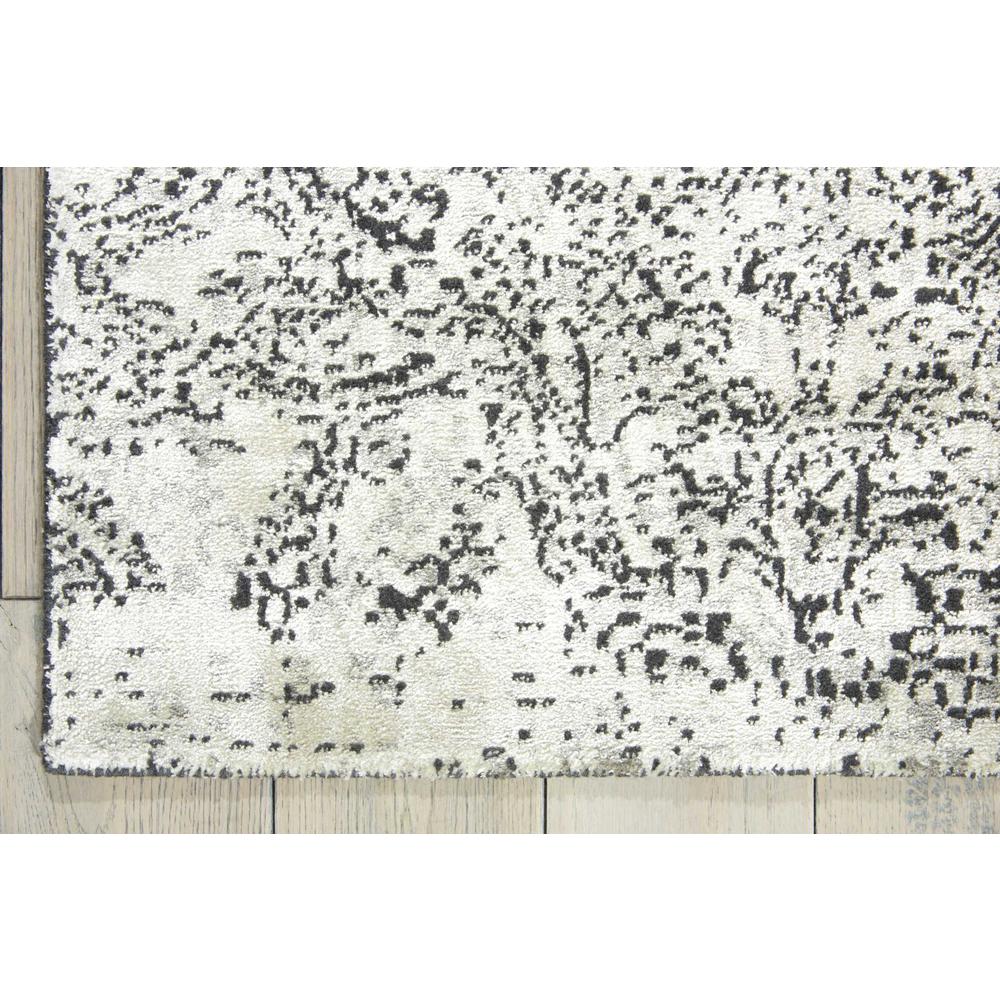 Luminance Area Rug, Ivory/Black, 2'3" x 8'