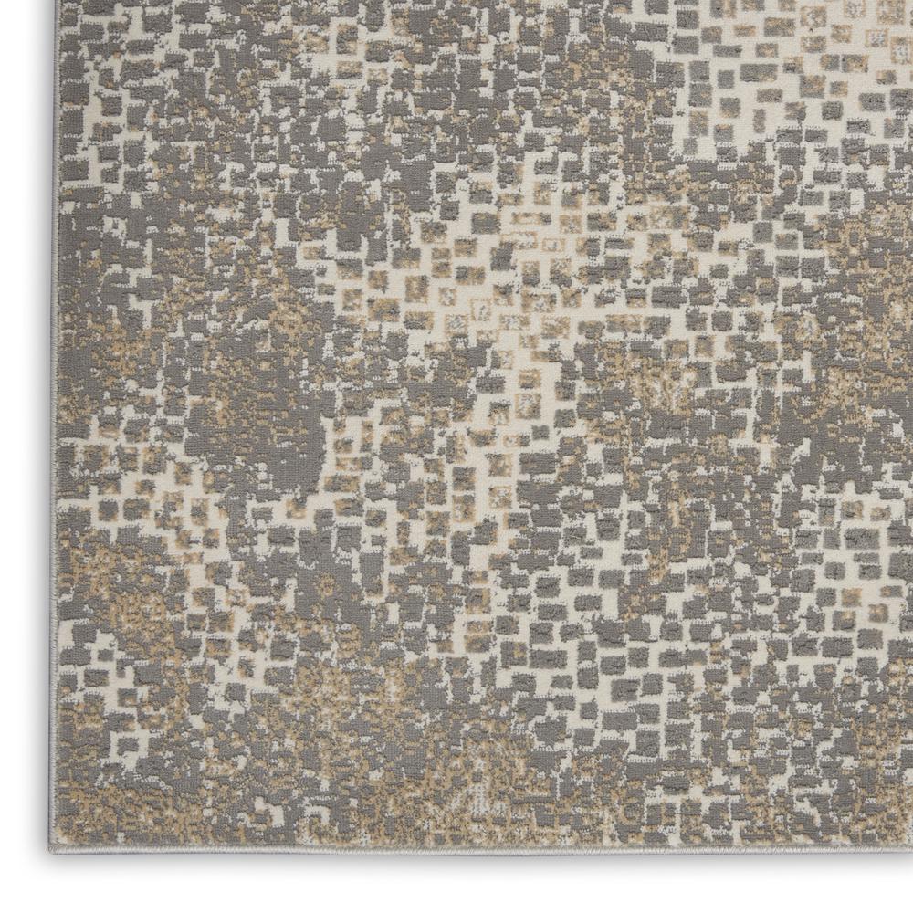 Michael Amini MA90 Uptown Area Rug, Beige/Grey, 4' x 6', UPT02