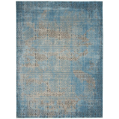Karma Area Rug, Blue, 5'3" x 7'4"