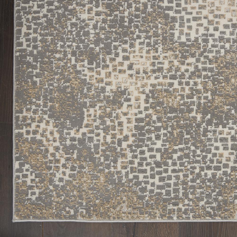 Michael Amini MA90 Uptown Area Rug, Beige/Grey, 4' x 6', UPT02