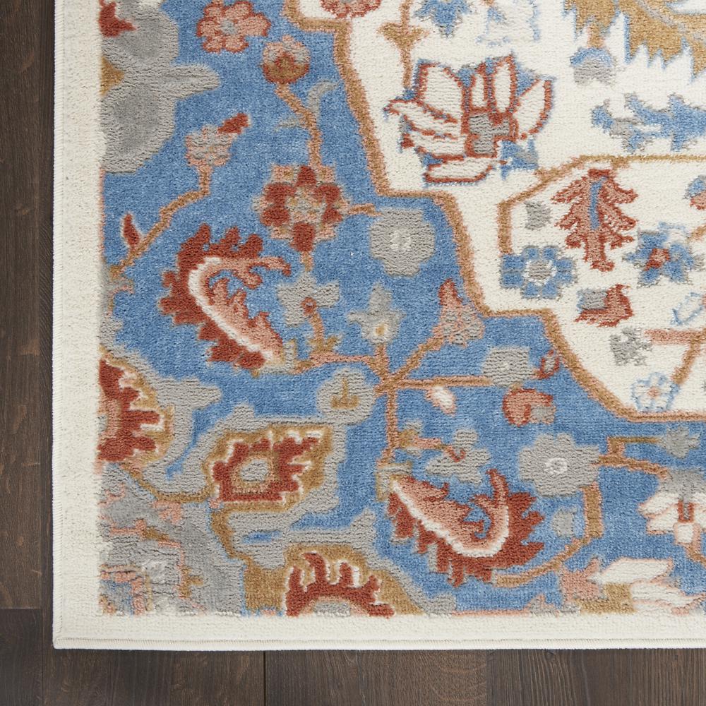 Transitional Runner Area Rug, 8' Runner