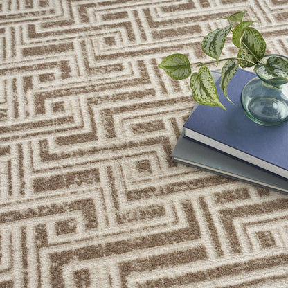 Modern Rectangle Area Rug, 9' x 12'