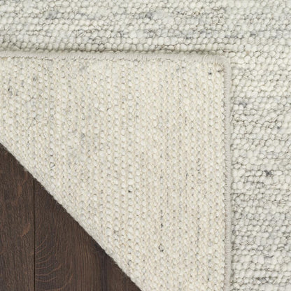 Nourison Alanna Area Rug Farmhouse 5'6" x 7'5" Rectangle, Silver