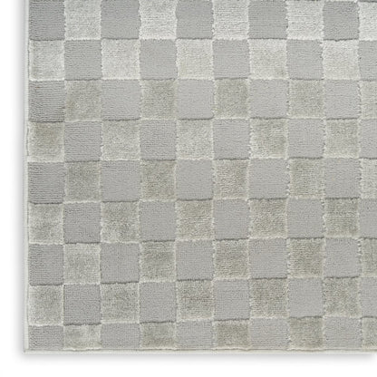 Serenity Home 3'11" x 5'11" Grey Modern Indoor Rug