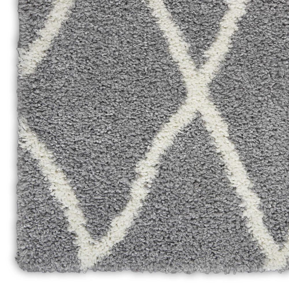 SHI02 Shangri-La Light Grey/Ivory Area Rug- 8' x 10'