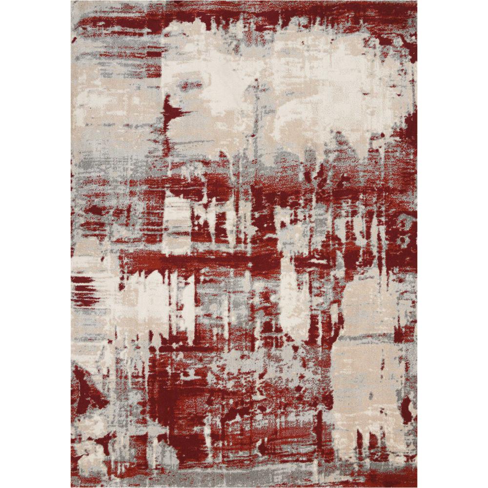 Modern Rectangle Area Rug, 5' x 7'