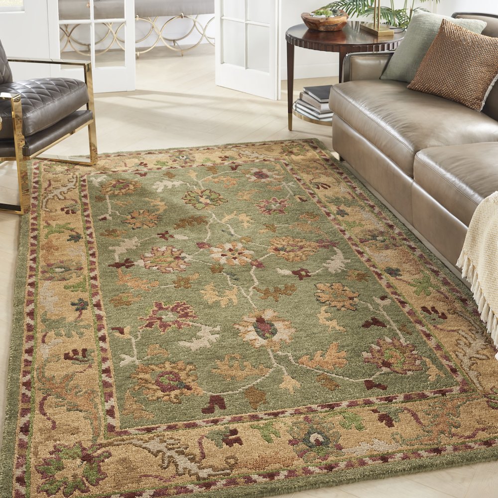Tahoe Area Rug, Green, 5'6" x 8'6"
