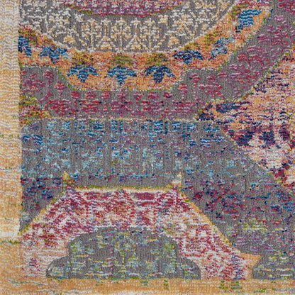Bohemian Rectangle Area Rug, 9' x 12'