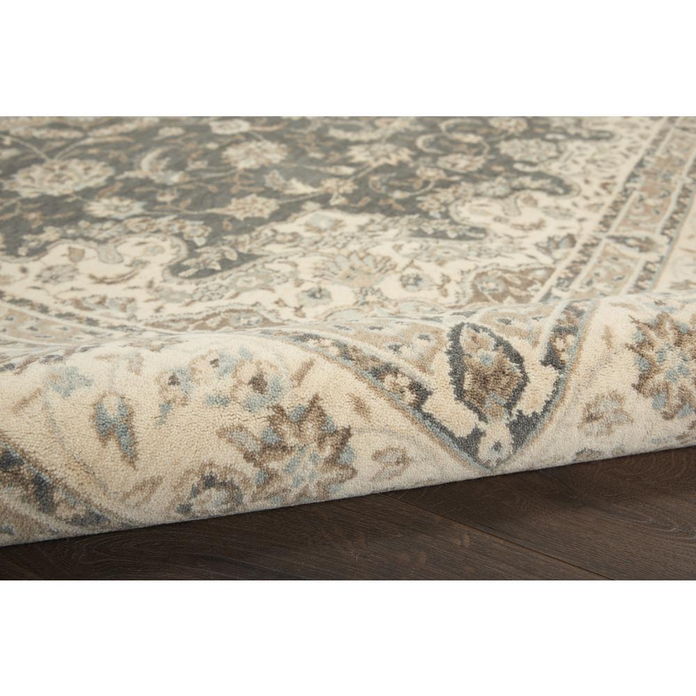 Nourison Living Treasures Area Rug, Grey/Ivory, 9'9" x 13'9", LI15