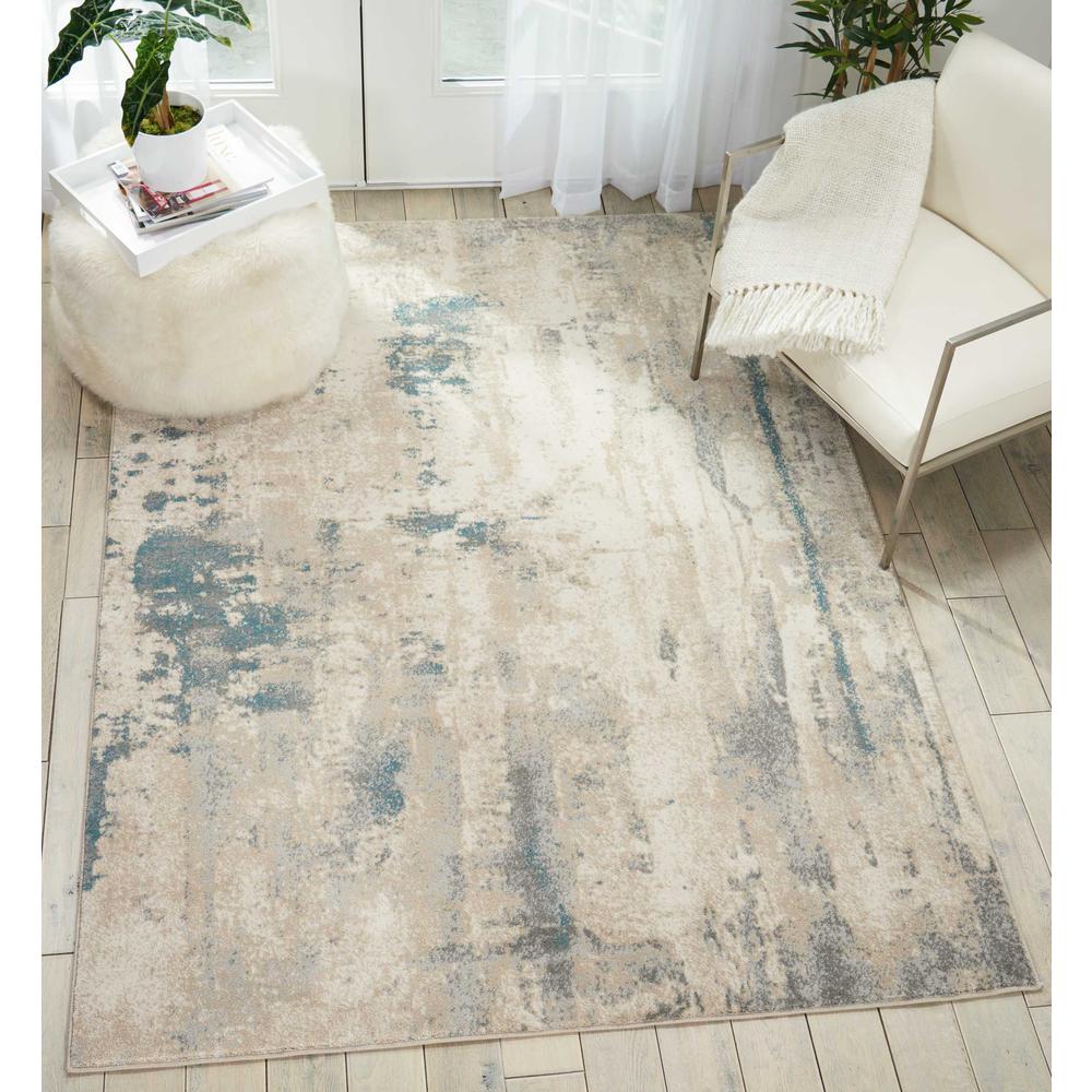 Modern Rectangle Area Rug, 4' x 6'