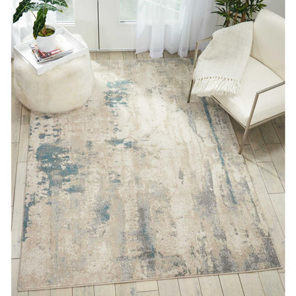 Modern Rectangle Area Rug, 4' x 6'