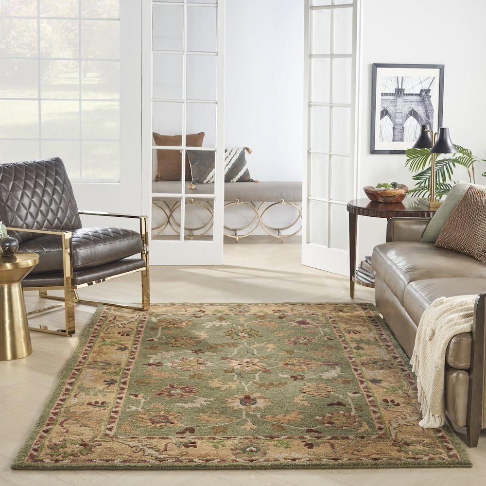 Tahoe Area Rug, Green, 5'6" x 8'6"