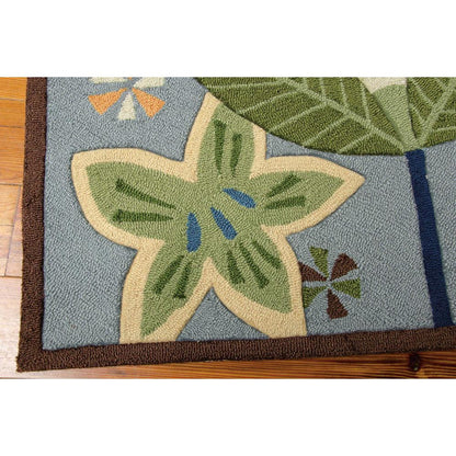 Contemporary Rectangle Area Rug, 2' x 3'