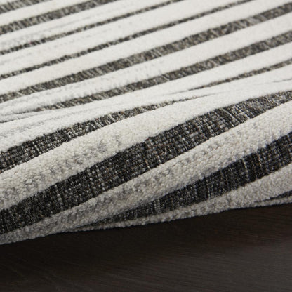 CLA01 Calobra Dark Grey Area Rug- 5'3" x 7'3"