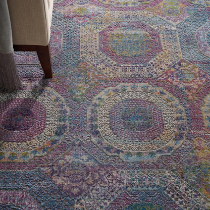 Bohemian Rectangle Area Rug, 9' x 12'