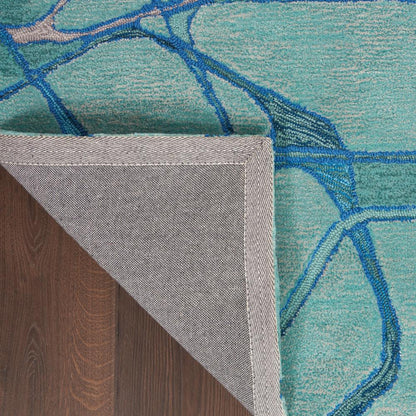 Modern Rectangle Area Rug, 5' x 8'