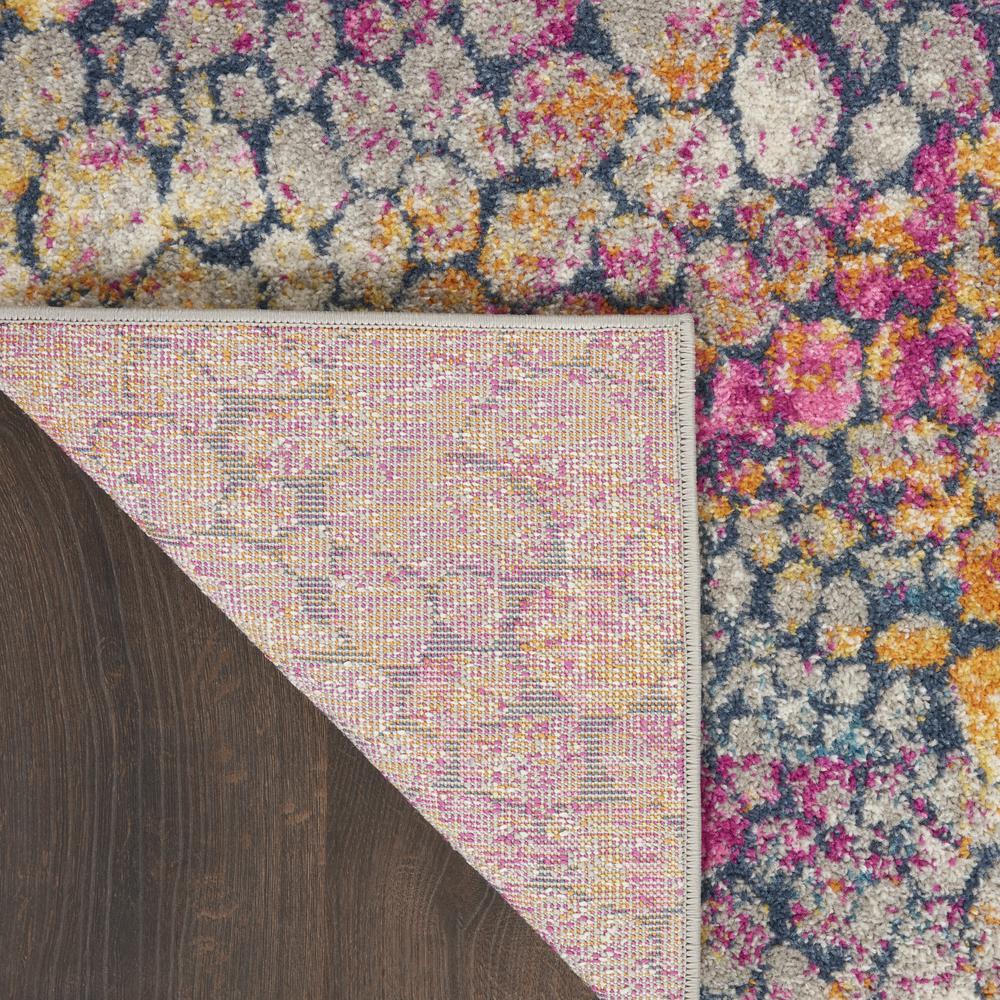 PSN34 Passion Yellow Multi Area Rug- 5'3" x 7'3"