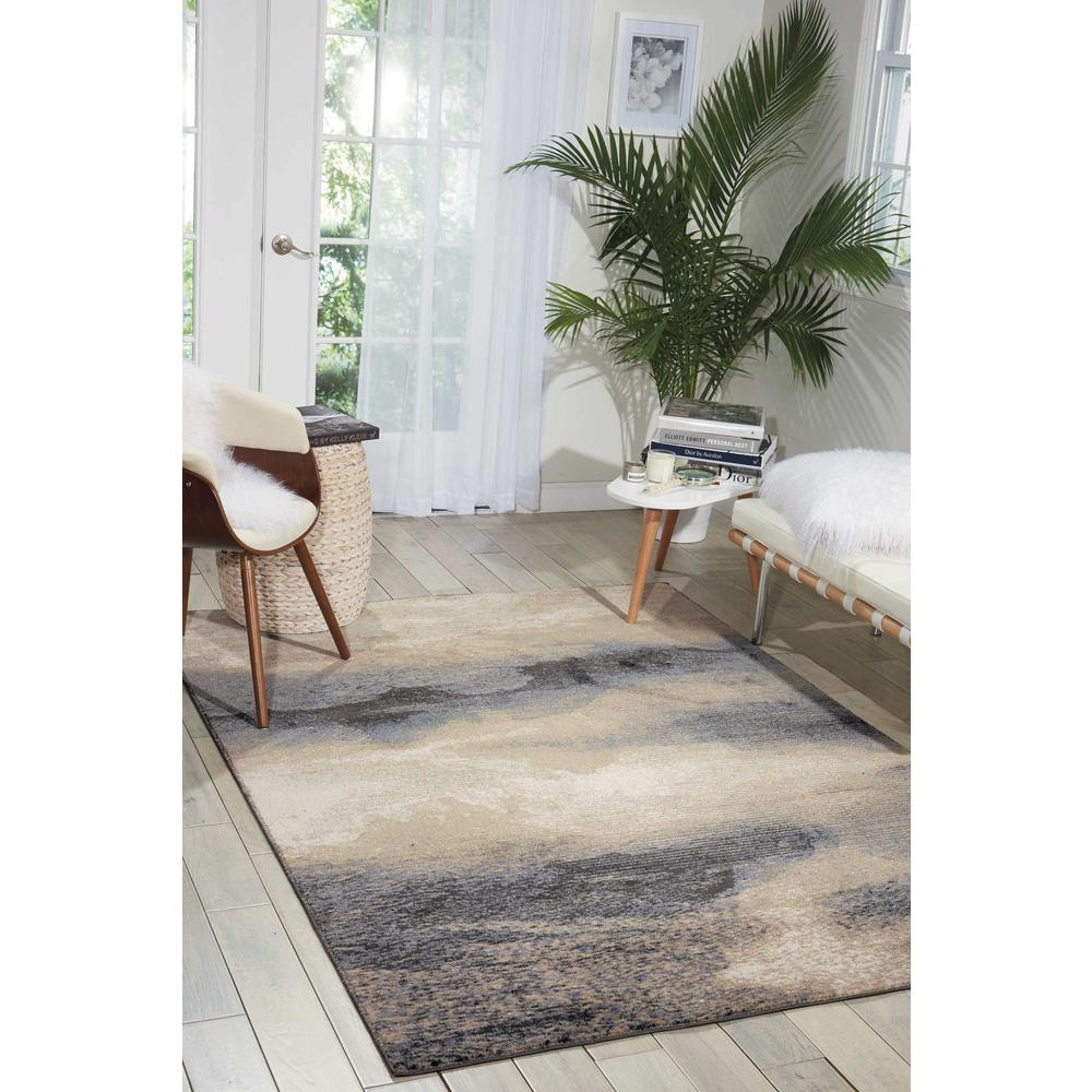 Modern Rectangle Area Rug, 2' x 4'