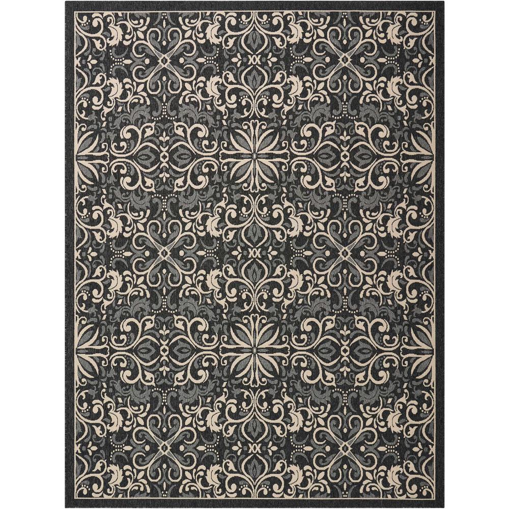 Caribbean Area Rug, Charcoal, 9'3" x 12'9"