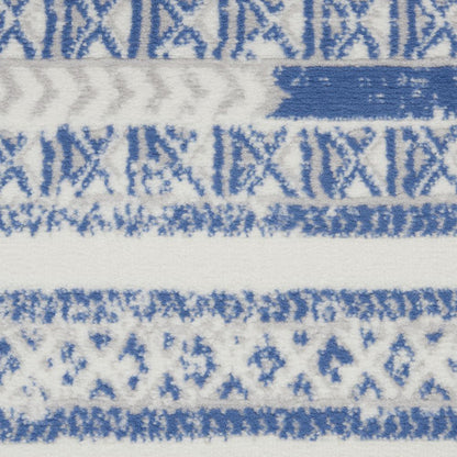 WHS16 Whimsicle Ivory Blue Area Rug- 4' x 6'