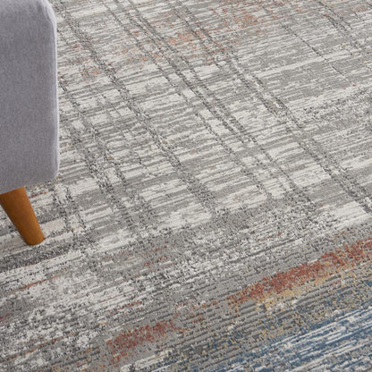 Modern Rectangle Area Rug, 9' x 13'