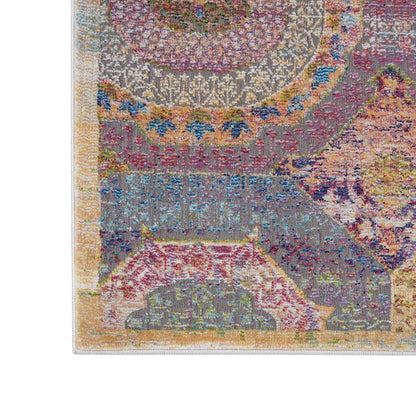 Bohemian Rectangle Area Rug, 9' x 12'