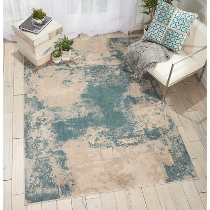 Modern Rectangle Area Rug, 9' x 13'