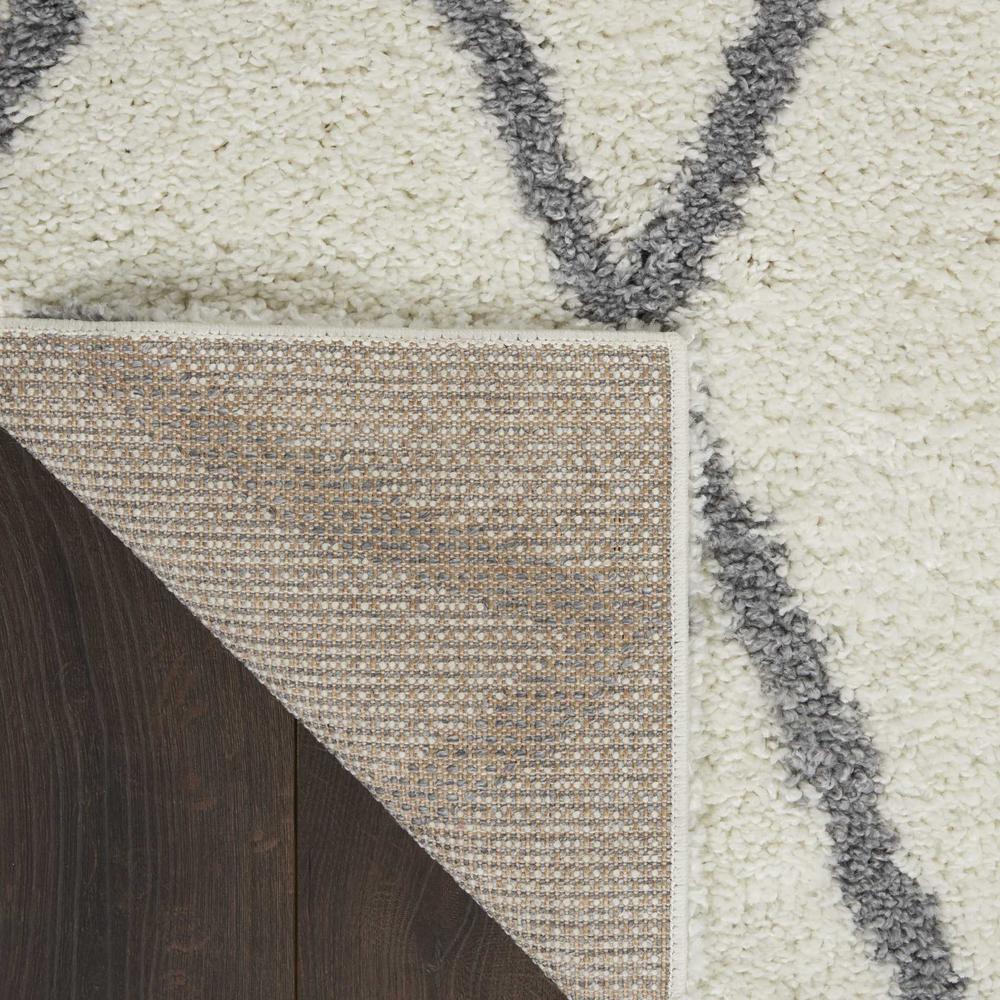 SHI02 Shangri-La Ivory/Light Grey Area Rug- 8' x 10'
