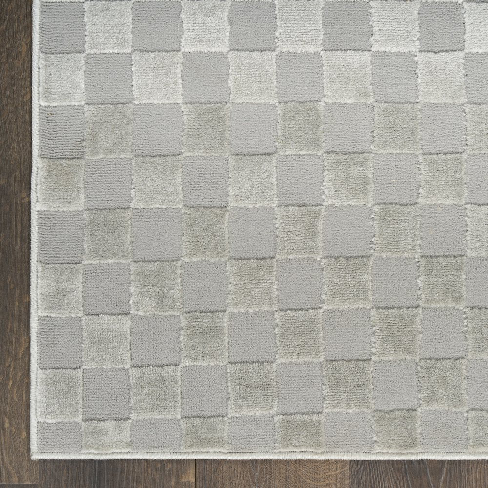 Serenity Home 3'11" x 5'11" Grey Modern Indoor Rug