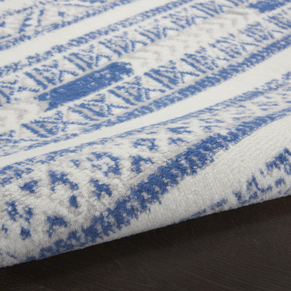 WHS16 Whimsicle Ivory Blue Area Rug- 4' x 6'