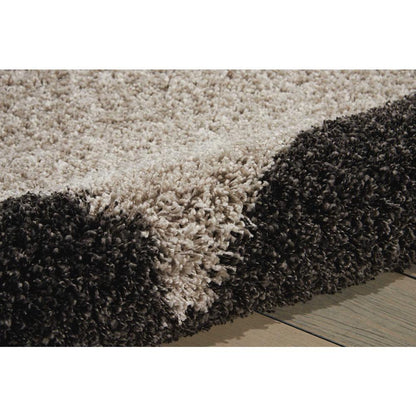 Amore Area Rug, Silver/Charcoal, 3'11" x 5'11"