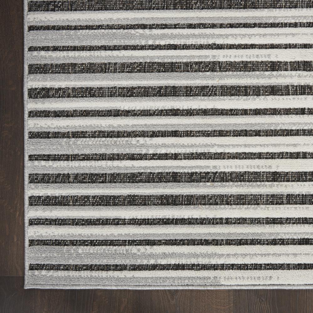 CLA01 Calobra Dark Grey Area Rug- 5'3" x 7'3"