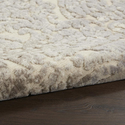 Graphic Illusions Area Rug, Ivory, 3'6" x 5'6"