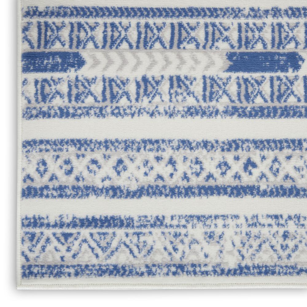 WHS16 Whimsicle Ivory Blue Area Rug- 4' x 6'