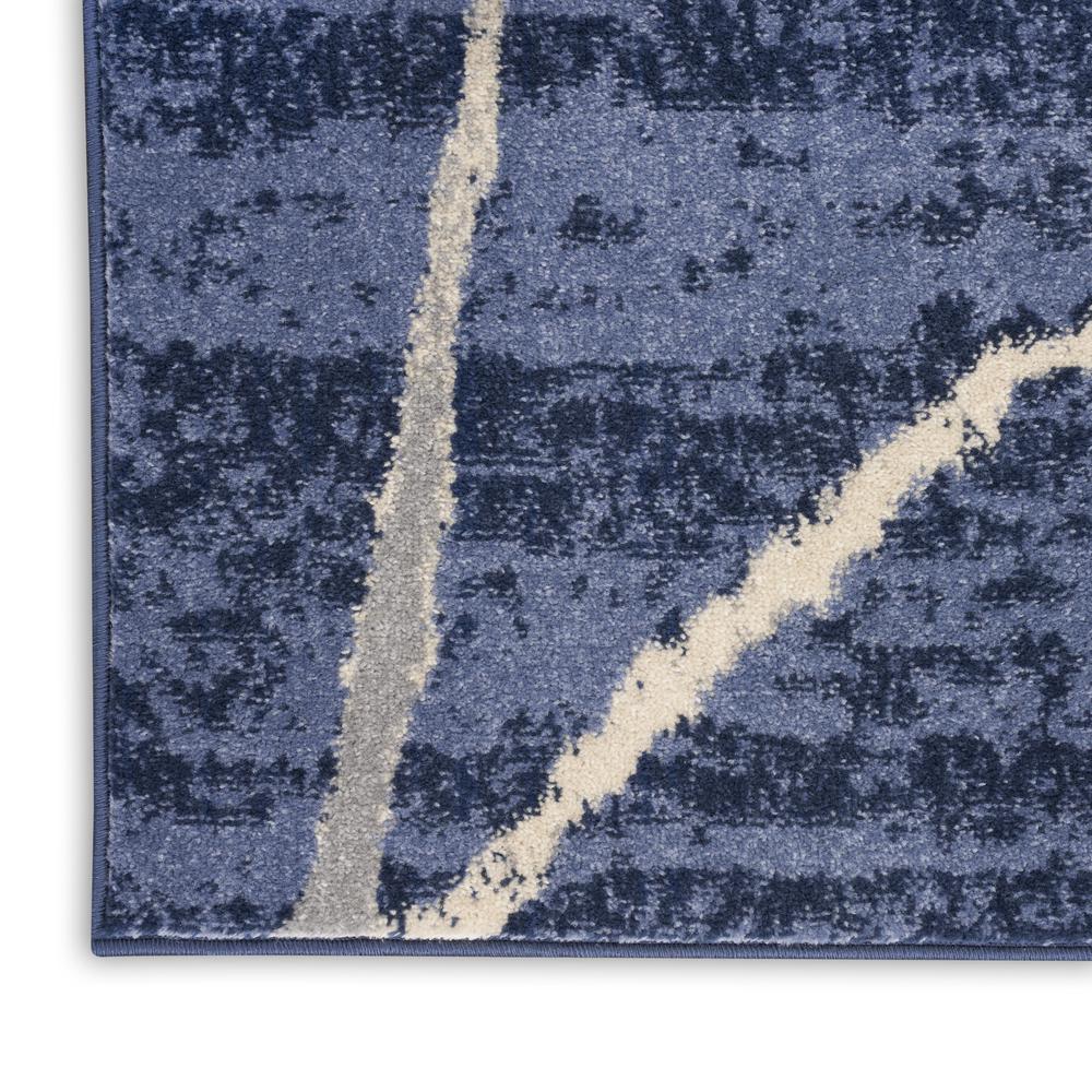 Modern Runner Area Rug, 7' Runner