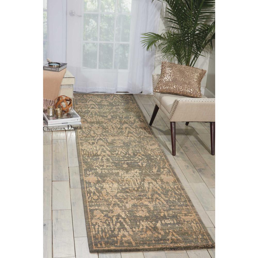 Silken Allure Area Rug, Slate, 2'5" x 10'