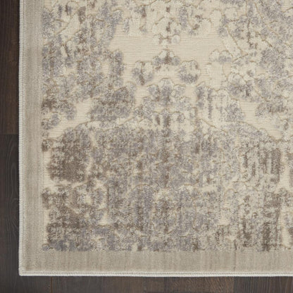 Graphic Illusions Area Rug, Ivory, 3'6" x 5'6"