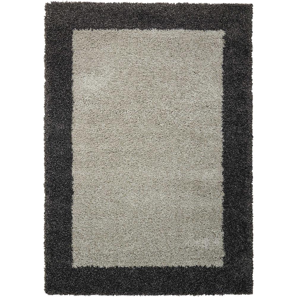Amore Area Rug, Silver/Charcoal, 3'11" x 5'11"