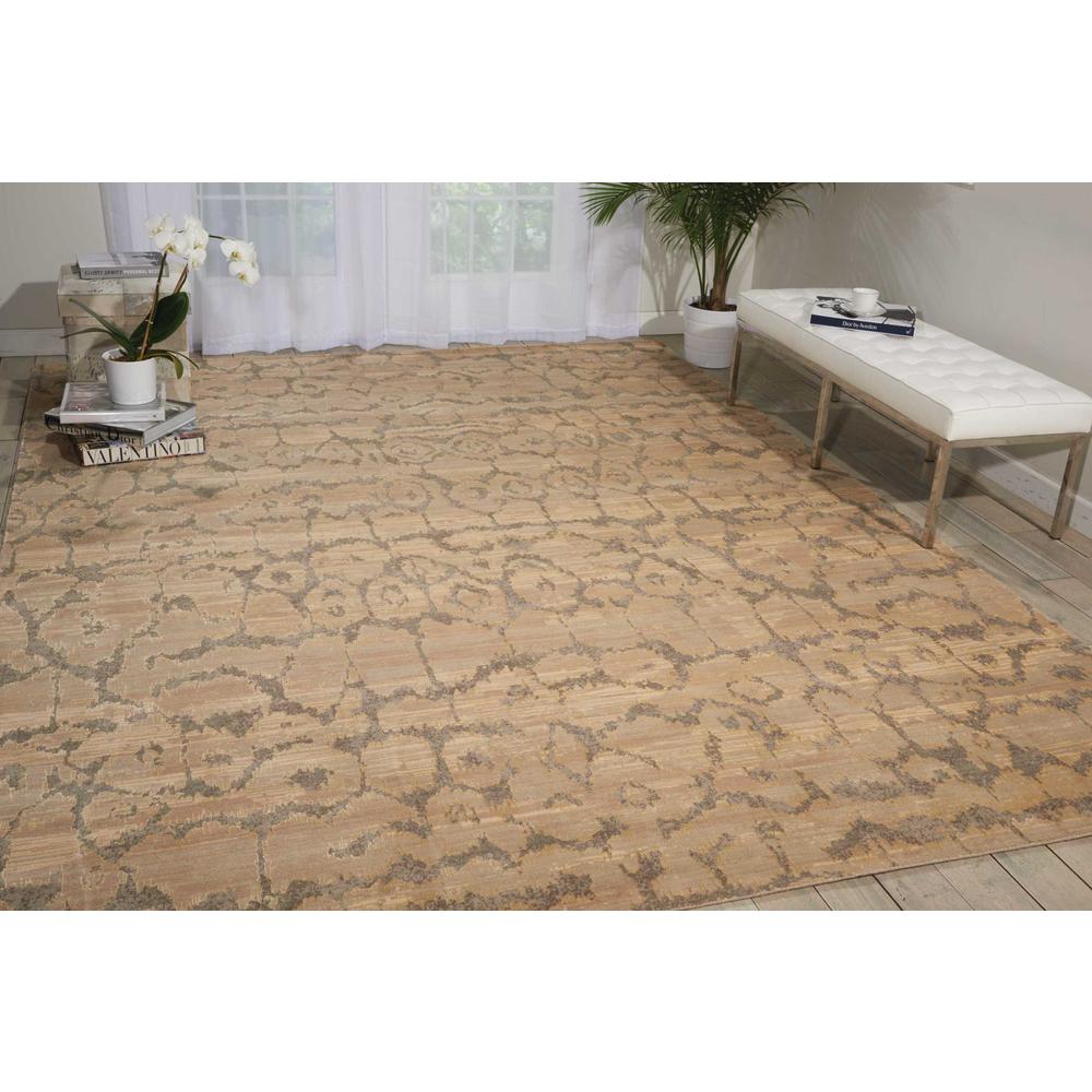 Silken Allure Area Rug, Beige, 5'6" x 8'