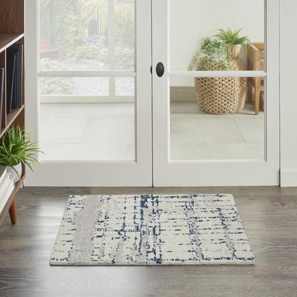 Modern Rectangle Area Rug, 2' x 3'