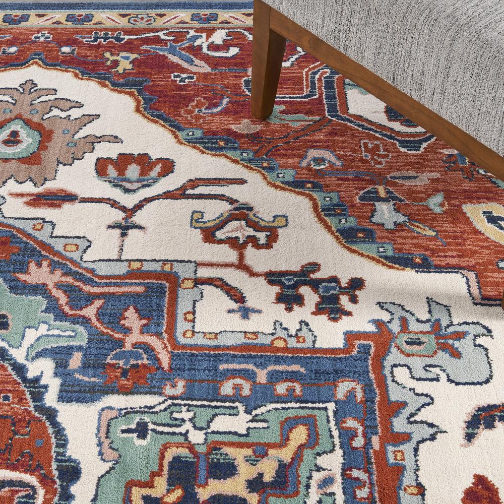 Nourison Parisa 12' x 15' Brick/Ivory Area Rug