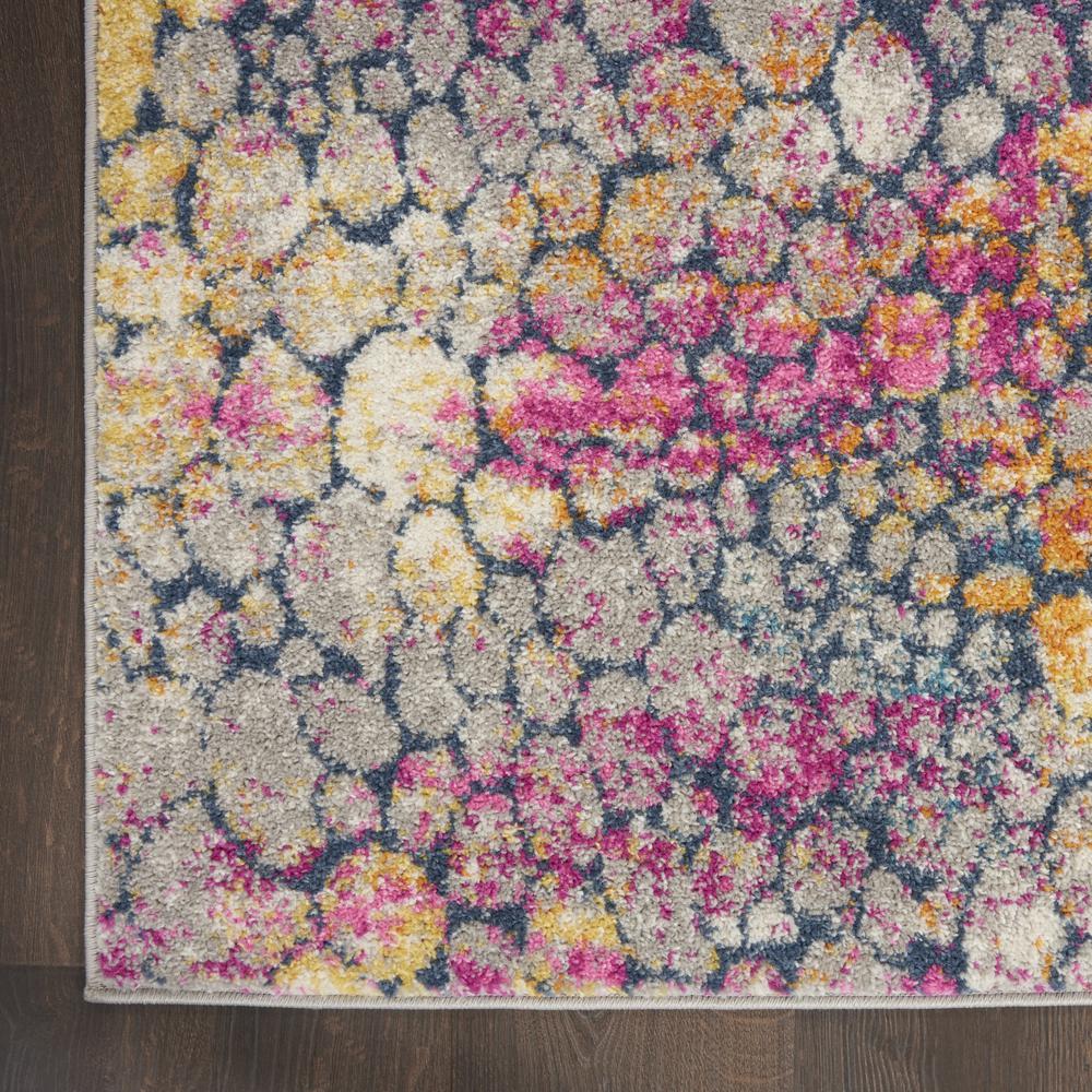 PSN34 Passion Yellow Multi Area Rug- 5'3" x 7'3"