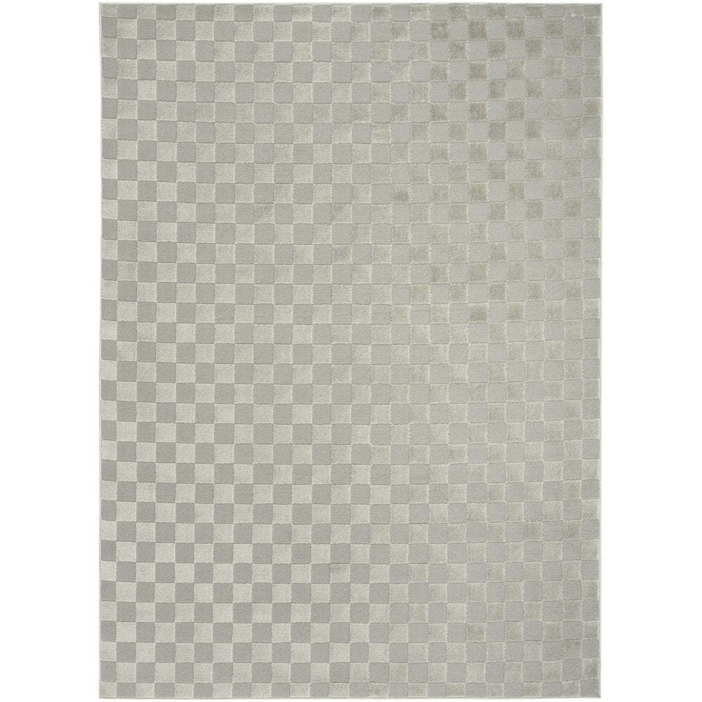 Serenity Home 3'11" x 5'11" Grey Modern Indoor Rug
