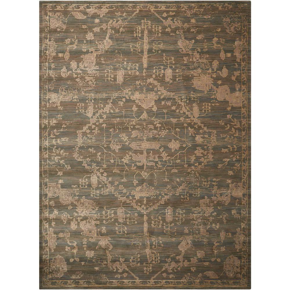 Silk Elements Area Rug, Azure, 9'9" x 13'