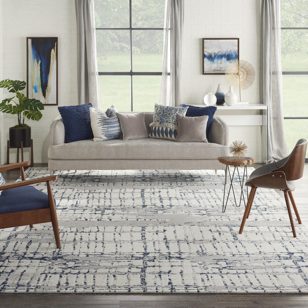 Modern Rectangle Area Rug, 10' x 14'