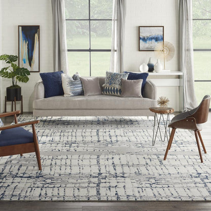 Modern Rectangle Area Rug, 10' x 14'