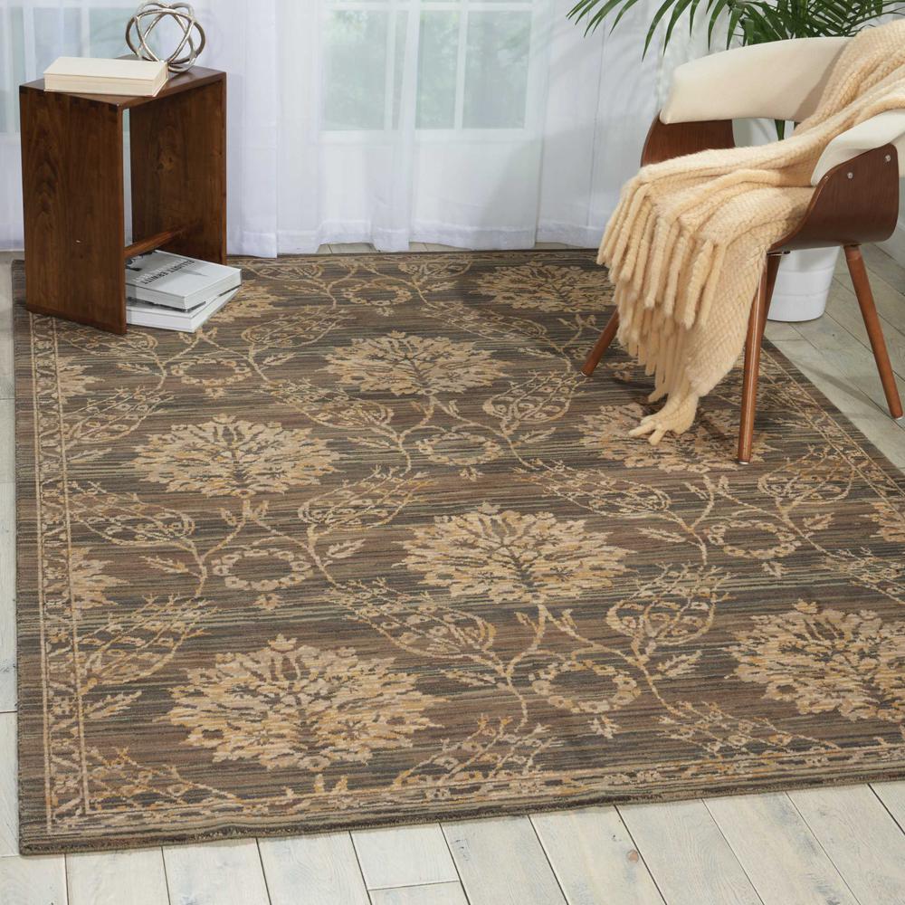 Silk Elements Area Rug, Graphite, 9'9" x 13'