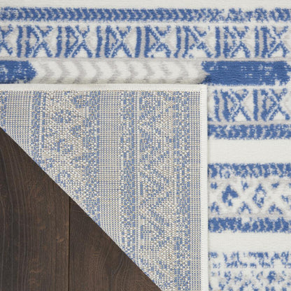 WHS16 Whimsicle Ivory Blue Area Rug- 4' x 6'