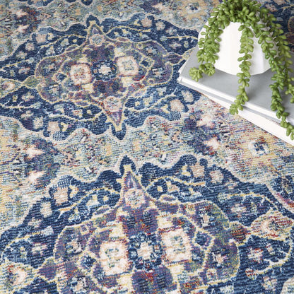 Bohemian Round Area Rug, 4' x Round